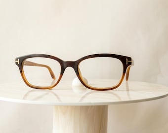 Eyeglasses TOM FORD gradient brown square oval frames