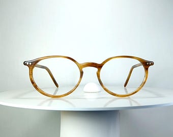 Luxury eyeglasses LUNOR frames oval keyhole Panto tortoise iconic vintage rare