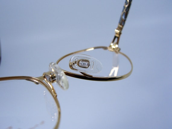 Neostyle, eyeglasses, half rim, Gold plated Titan… - image 9