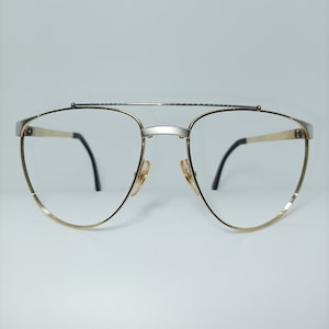 Eyeglasses, Aviator, Alfred Dunhill, luxury frames, Gold and Platinum plated Titanium, oval, square, frames, rare, hyper vintage