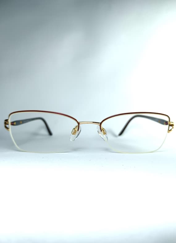 Eyeglasses, half rim, rectangular, oval, SILHOUET… - image 1