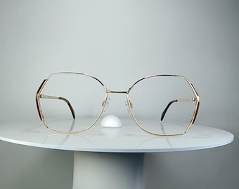 Luxury Eyeglass SILHOUETTE Frames Gold Plated Titanium Scallop