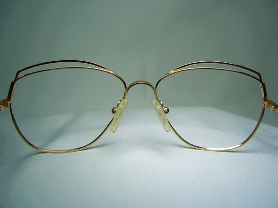 Prestige, eyeglasses, Gold plated, Aviator, Scall… - image 8