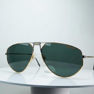 Zonnebril Carrera Drop Aviator hoekige ovale iconische vintage monturen zeldzaam