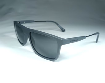 Giorgio Armani 2516 Black Eyeglasses With Blue Lenses / NEW Y2K