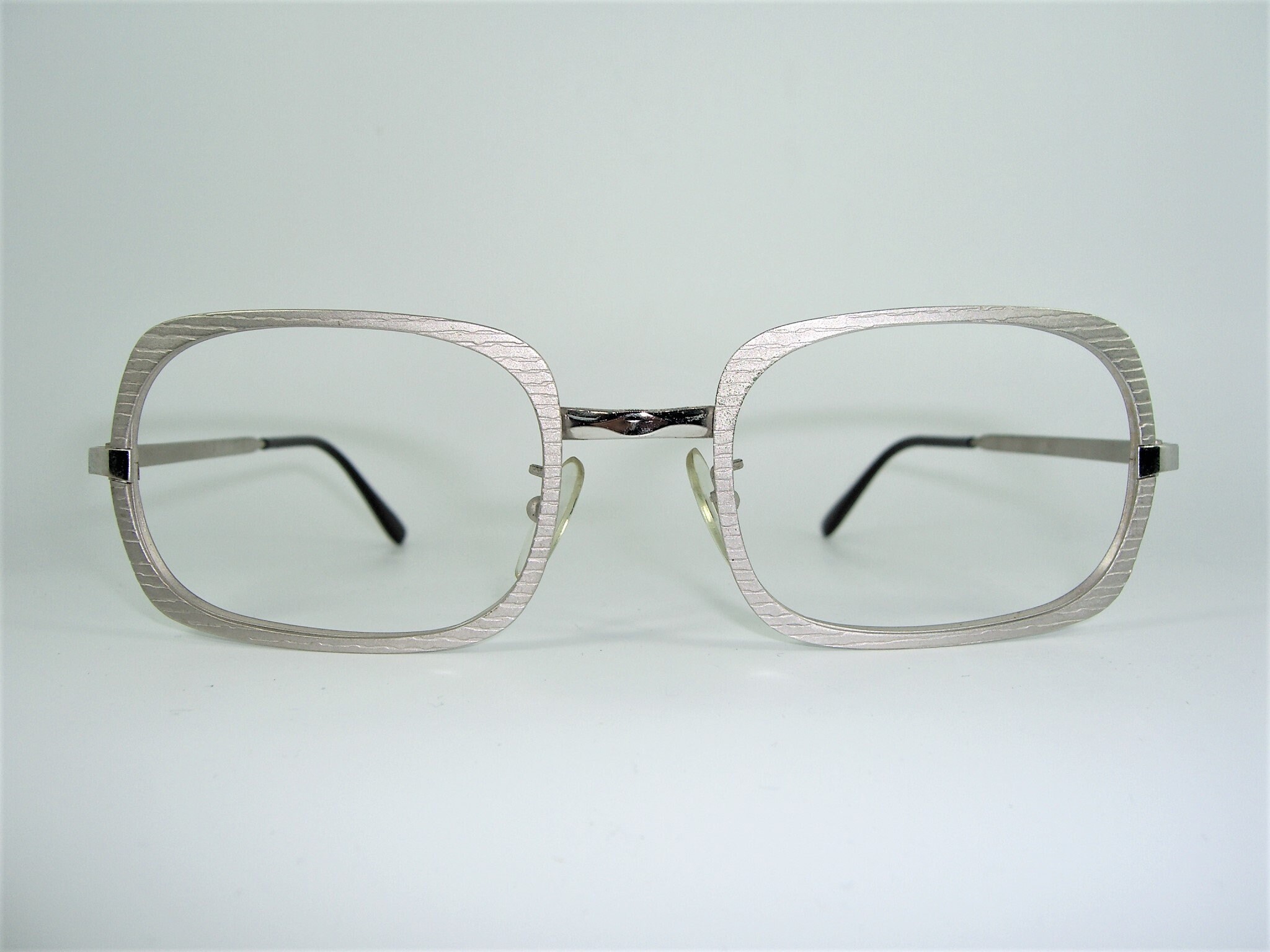 TIFFANYt660 50□18 135c10 PLATINUM PLATED vintage TIFFANY LUNETTES platinum plated deadstock glasses