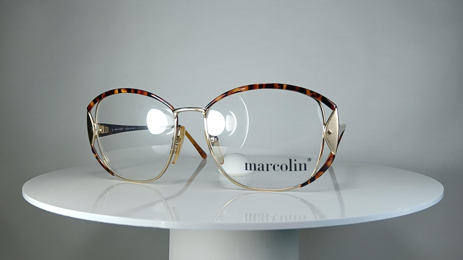 1980’s Marcolin Italian Sunglasses, Model DOMINA Asymmetrical, Italy Village by Marcolin Italy Vintage Sunglasses - Etsy main image 2