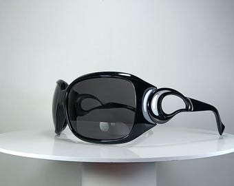 Sunglasses GIORGIO ARMANI oversized oval rectangular hyper vintage rare
