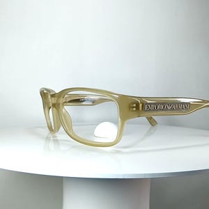 Eyeglasses EMPORIO ARMANI Aviator frames square oval double bridge New Old Stock