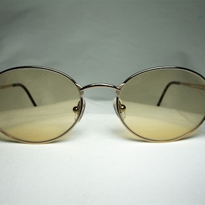 Gia, brillen, rond, ovaal, verguld, frames, mannen, vrouwen, Super Vintage