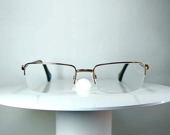 Eyeglasses ERMENGILDO ZEGNA square half rim frames iconic vintage