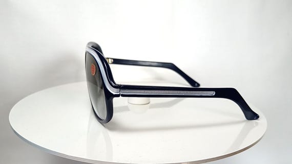 Luxury sunglasses rectangular LIO CADORE Italy ov… - image 8