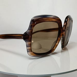 Lyxiga solglasögon rektangulära ASTOR Italien fyrkantiga överdimensionerade bild 8