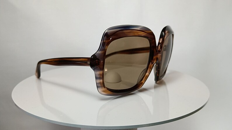 Lyxiga solglasögon rektangulära ASTOR Italien fyrkantiga överdimensionerade bild 8