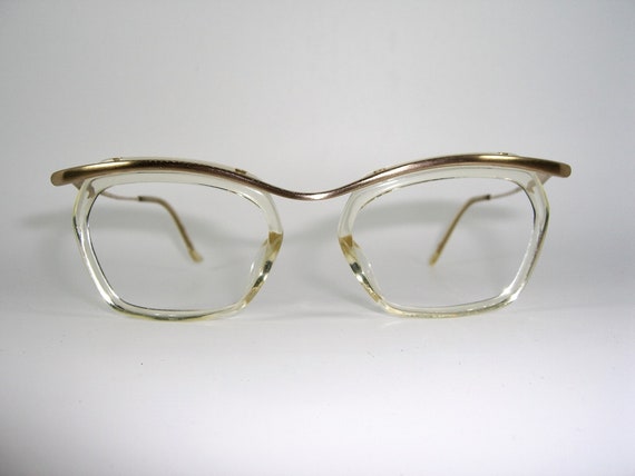 Martine Sitbon, eyeglasses, Gold plated, square, o