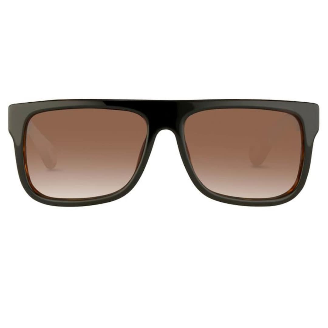 Linda Farrow Flat Top Sunglasses, 925 Sterling Silver, Ann