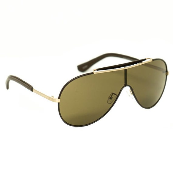 Linda Farrow, luxury sunglasses, Ultra Aviator Le… - image 2