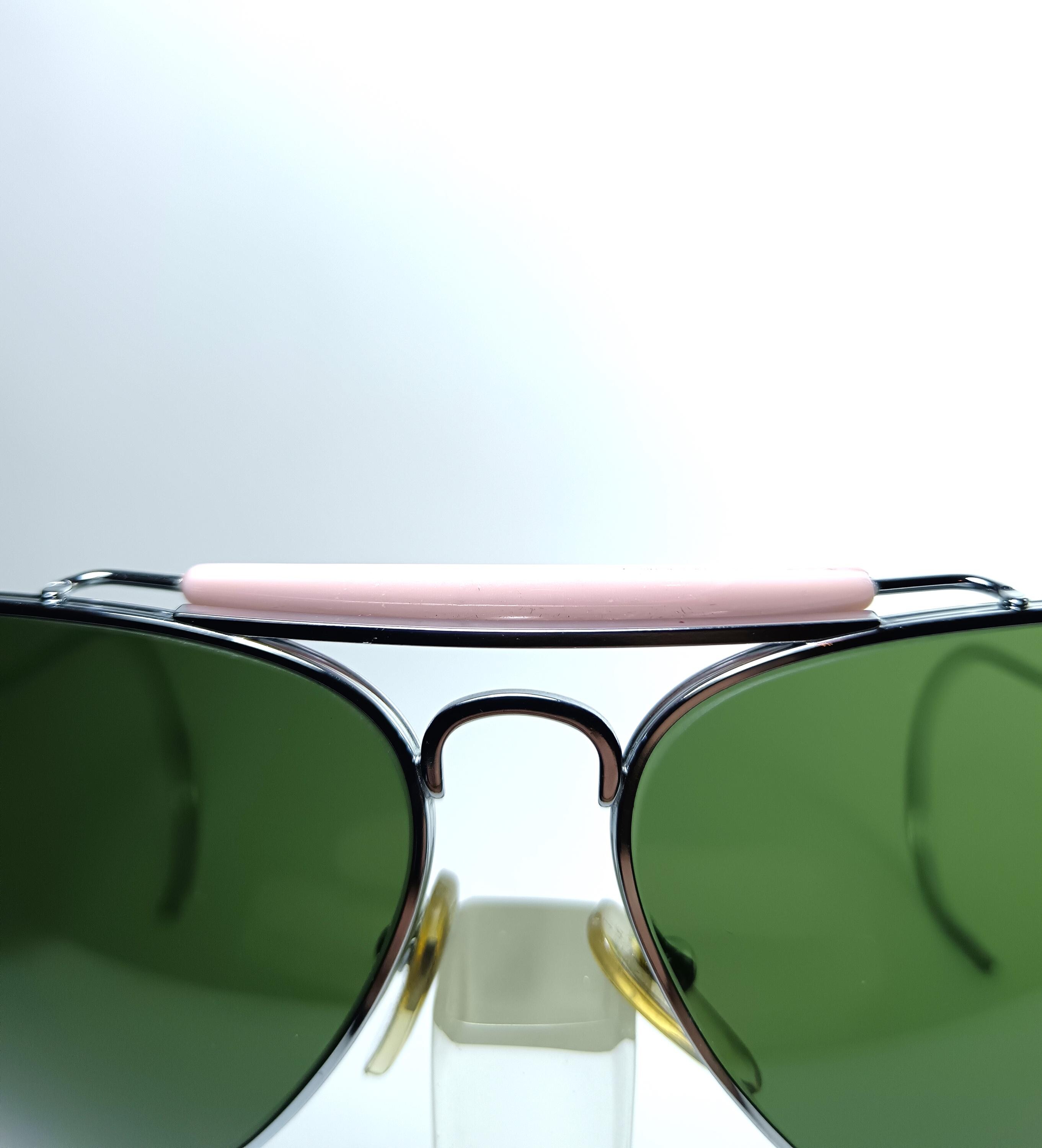 Tous French Collection White & Gold Aviator-style Sunglasses White Gold Plated Aviator Sunglasses: Rare L main image 2