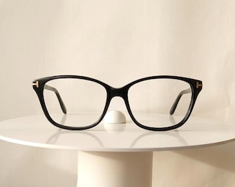 Eyeglasses TOM FORD black rectangular oval frames