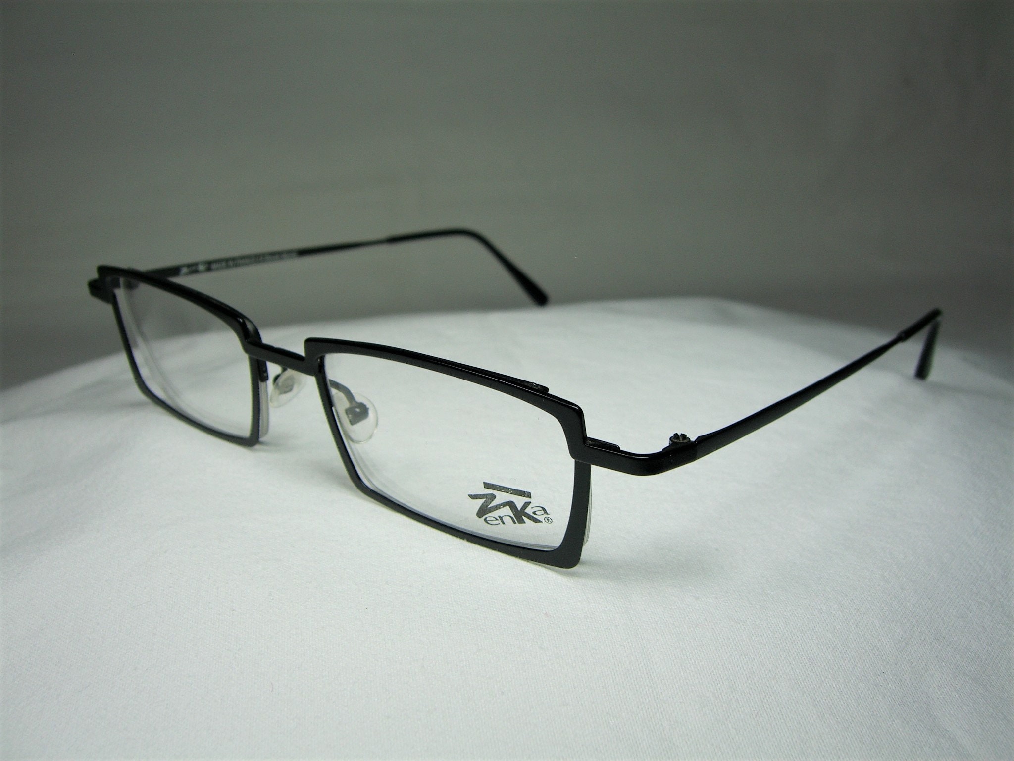 Zenka Eyeglasses Titanium Alloy Square Oval Frames Etsy