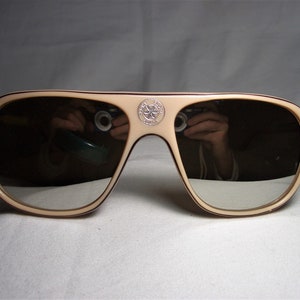 Flora Sport, Aviator, sunglasses, mirror lenses, ski, sports, oval, women&#39;s, men&#39;s, unisex, NOS, hyper vintage