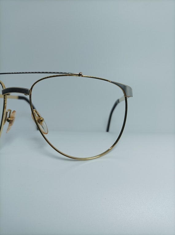 Alfred Dunhill, luxury eyeglasses, Aviator, Gold … - image 3