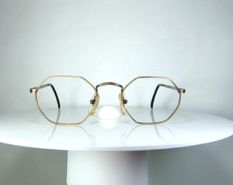Brillenfassung STUDIO LINE Hexagon Titanlegierung New Old Stock Rare