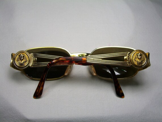 Vtg Riviera Eye-cycle Gold Tone Oval Sunglasses Riviera Vintage Sunglasses – Ed & Sarna Vintage Eyewear main image 3