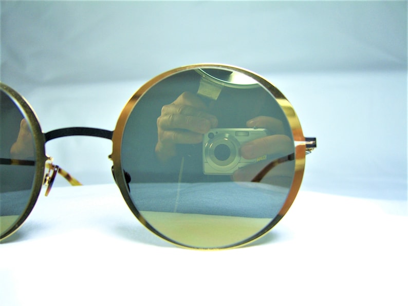 Mykita frames round women/'s sunglasses gold plated men/'s oval NOS hyper vintage