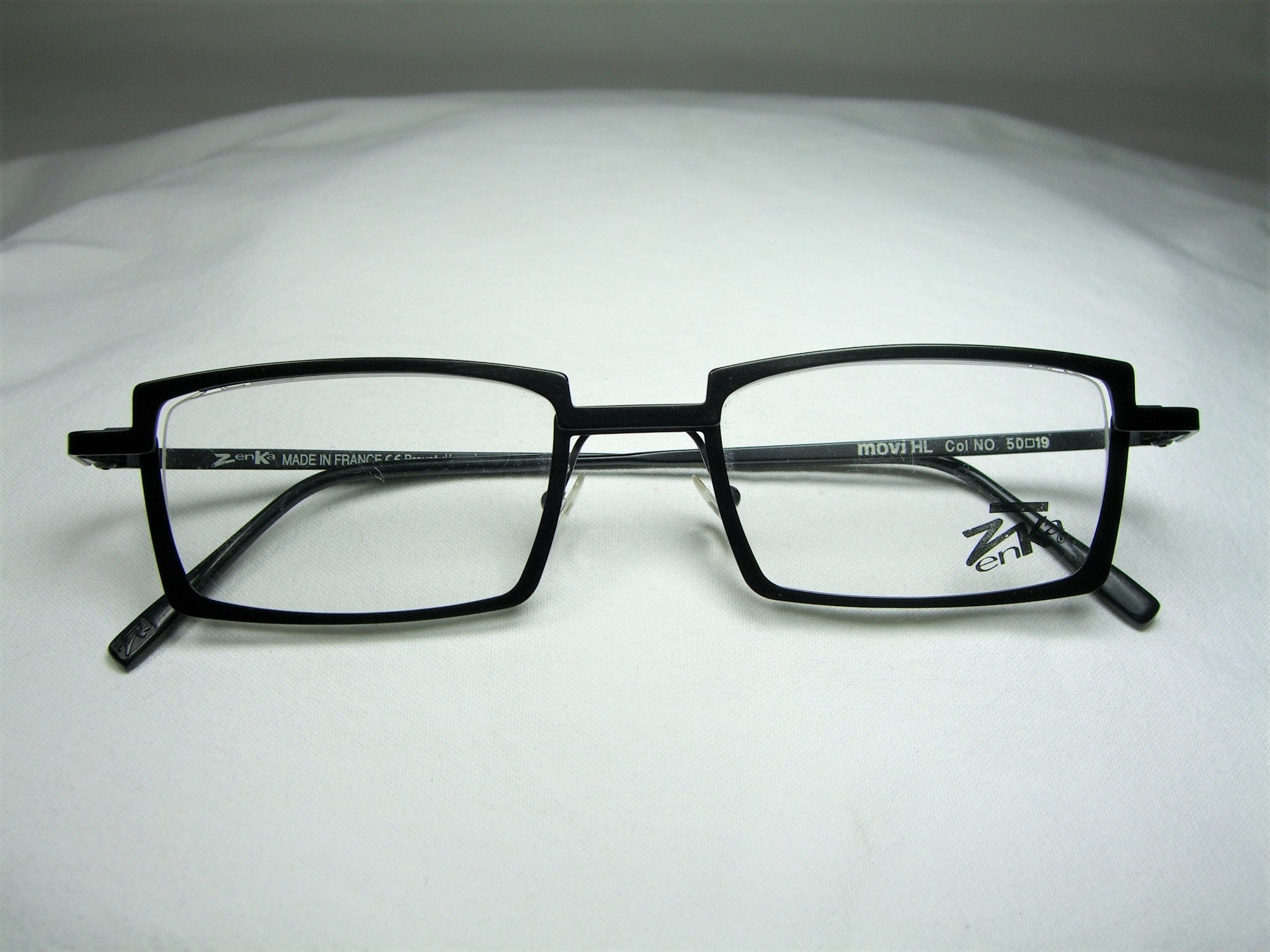 Zenka Eyeglasses Titanium Alloy Square Oval Frames Etsy