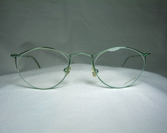 Borghesi, eyeglasses, Titanium, oval, round, frames, men&#39;s, women&#39;s, NOS, hyper vintage, very rare
