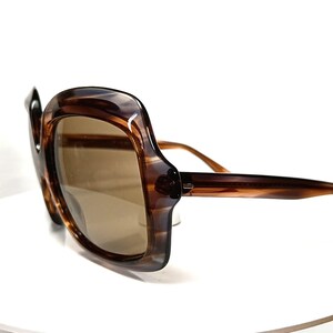 Lyxiga solglasögon rektangulära ASTOR Italien fyrkantiga överdimensionerade bild 3