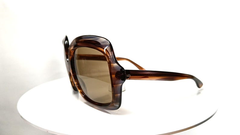 Lyxiga solglasögon rektangulära ASTOR Italien fyrkantiga överdimensionerade bild 3
