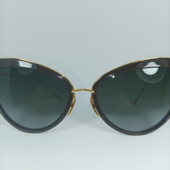 Dita Heartbreaker キャットアイ グラス、ゴールドフィルド チタン