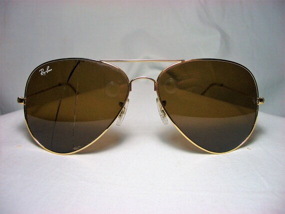 gold plated ray bans