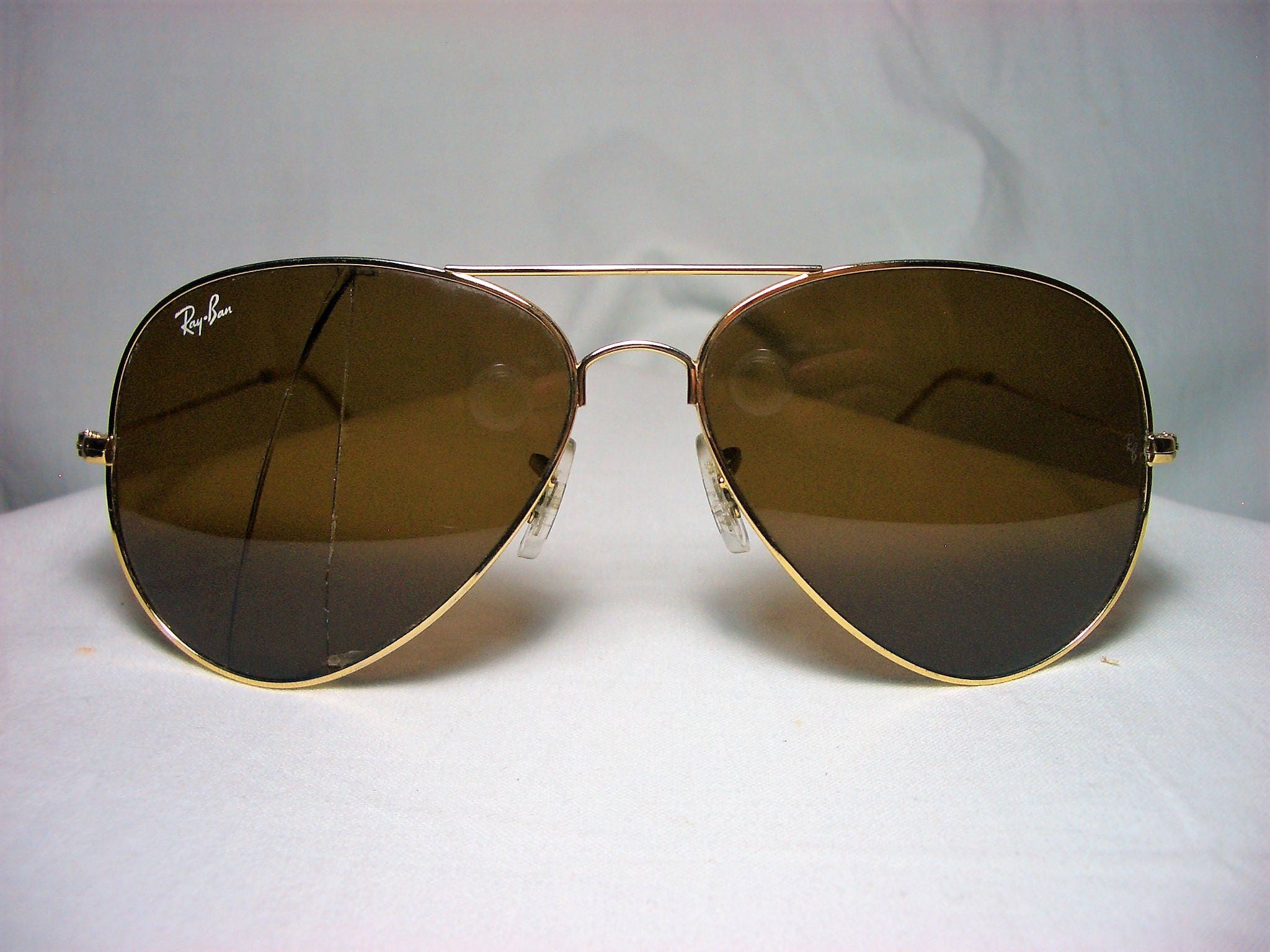 Accessoires Zonnebrillen & Eyewear Leesbrillen Vintage B &L Ray Ban Aviator brilmontuur 62x14 GF brillen USA Gemaakt 