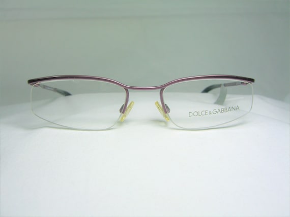 Dolce & Gabbana, eyeglasses, half rim, square, ov… - image 1