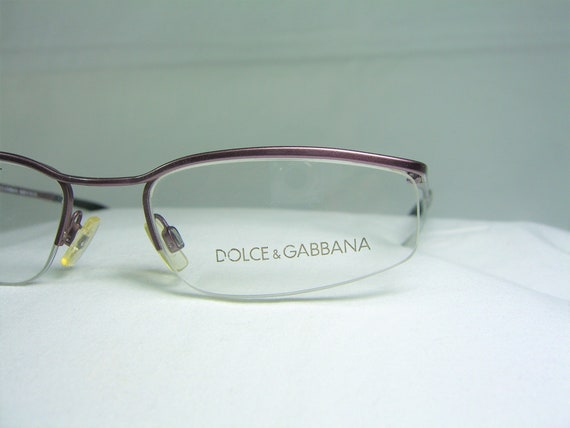 Dolce & Gabbana, eyeglasses, half rim, square, ov… - image 3