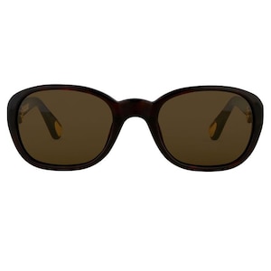 Linda Farrow, luxury sunglasses, 925 Sterling, oval, square, men&#39;s, women&#39;s, NOS, hyper vintage, rare