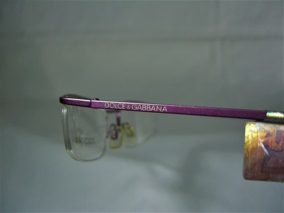 Dolce & Gabbana, eyeglasses, half rim, square, ov… - image 6