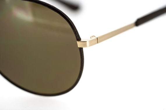 Linda Farrow, luxury sunglasses, Ultra Aviator Le… - image 6