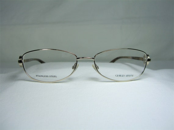Giorgio Armani, Eyeglasses, Square, Oval, Frames, Stainless  display picture 1