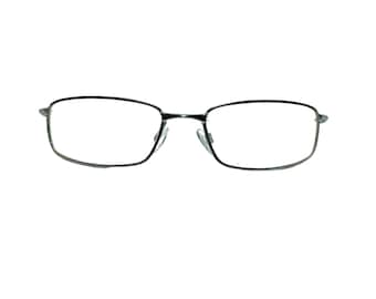 Eyeglasses, Oakley, Titanium, square, oval, frames, high tech vintage, rare