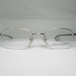 Dolce & Gabbana, eyeglasses, half rim, square, oval, men's, women's, frames, NOS, hyper vintage, rare