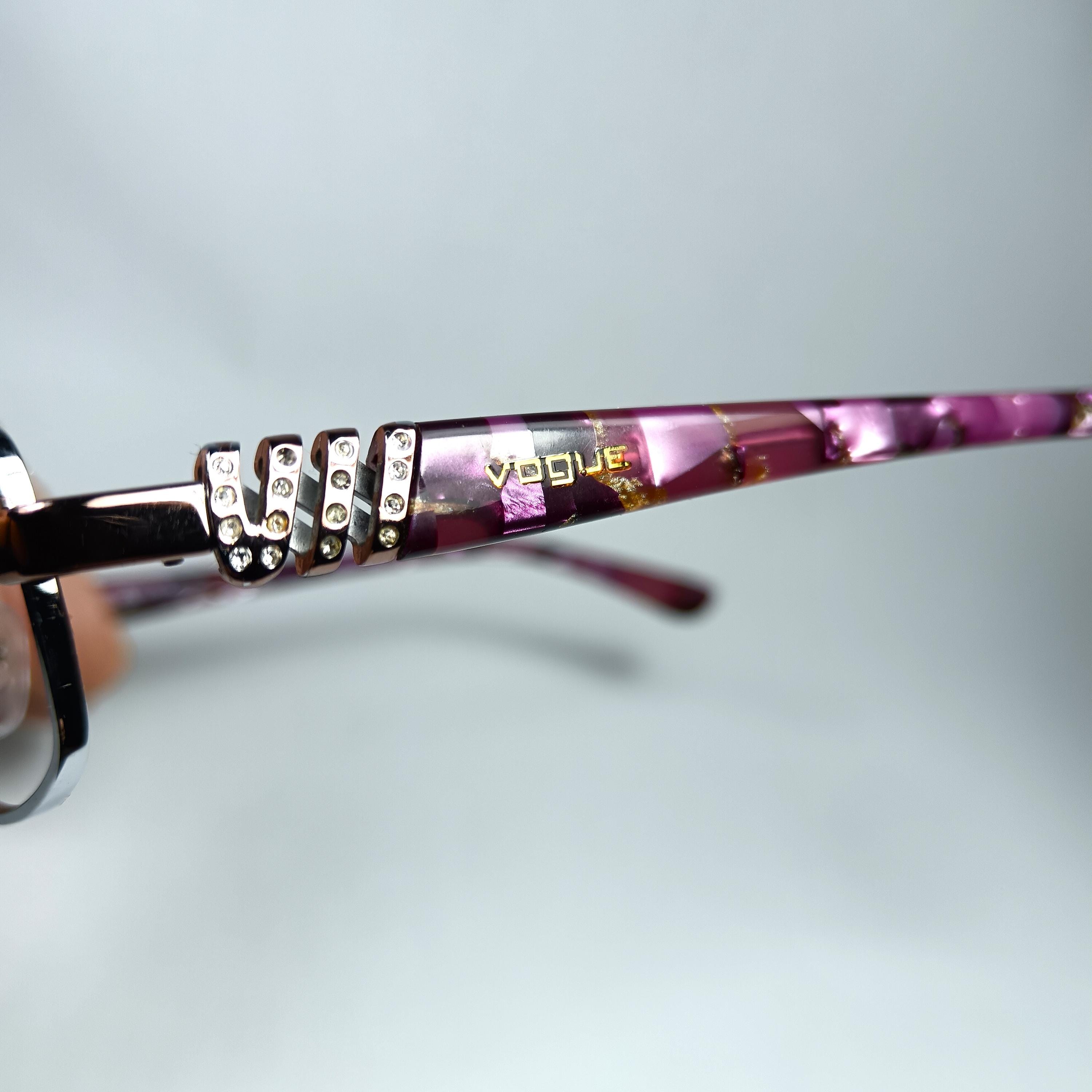 Eyeglasses, Square, Oval, Vogue, Frames, Swarovski Crystals  display picture 3