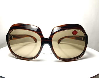 Occhiali da sole di lusso rettangolari ERMOSOL Italia Jackie O oversize