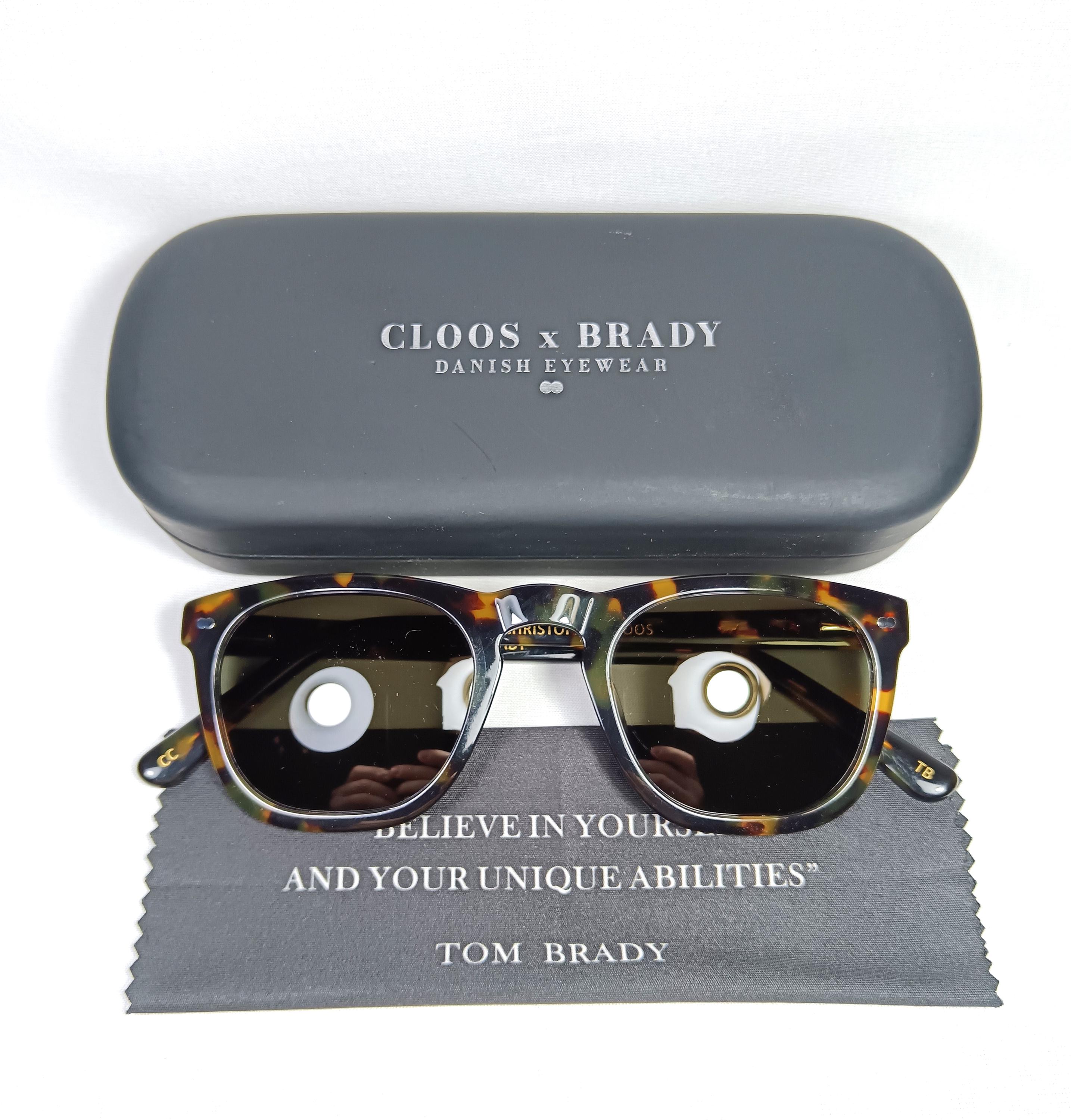 Christopher Cloos x Tom Brady Tortoise Shell Hand Made Polarized Sunglasses Tom Brady and Eyewear Label Christopher Cloos Are in It to  main image 3