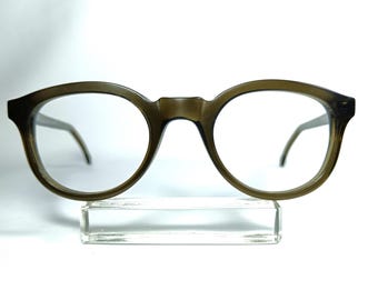 Eyeglasses, LESCA, luxury frames, oval, Panto, hyper vintage, rare
