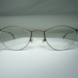 Borghesi, eyeglasses, Titanium, oval, round, frames, men&#39;s, women&#39;s, NOS, hyper vintage, very rare