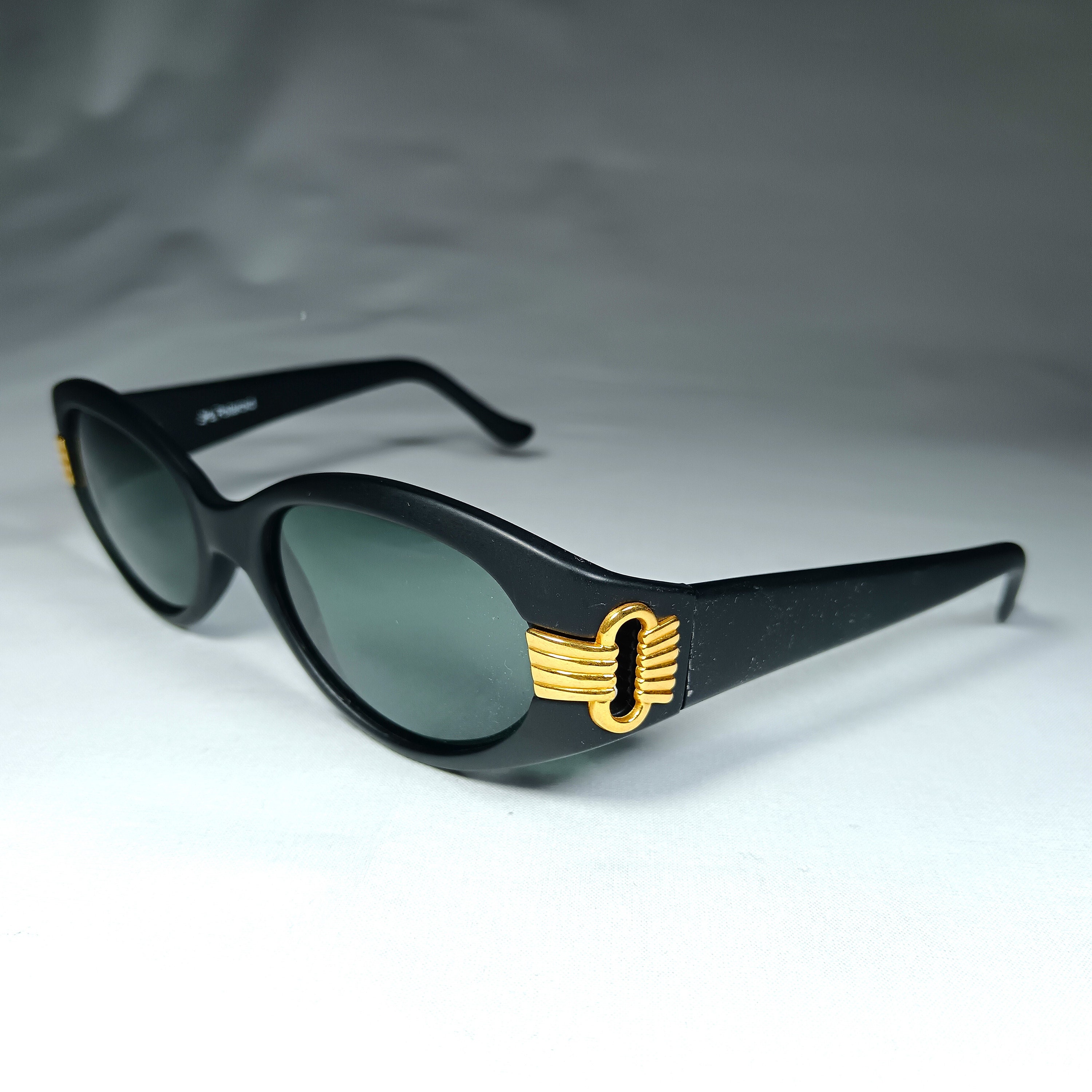 Polaroid Cat Eye Sunglasses, Black Italian Acetate, New Old  display picture 2